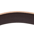 Fendi Light Blue Brown Leather — view 4