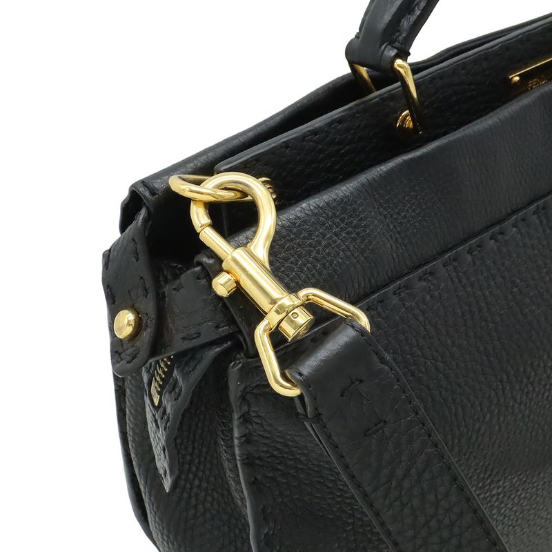 Fendi Selleria Peekaboo Fit Business Bag Briefcase Handbag 2-Way Shoulder — view 5