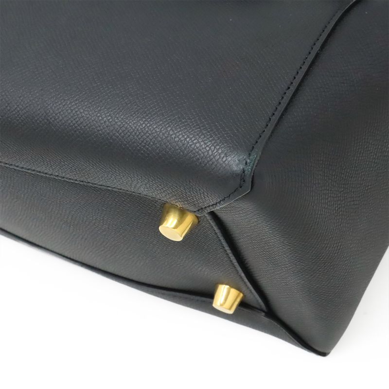 Celine Belt Bag Mini Tote 2-Way Shoulder Grained Calfskin Black — view 3