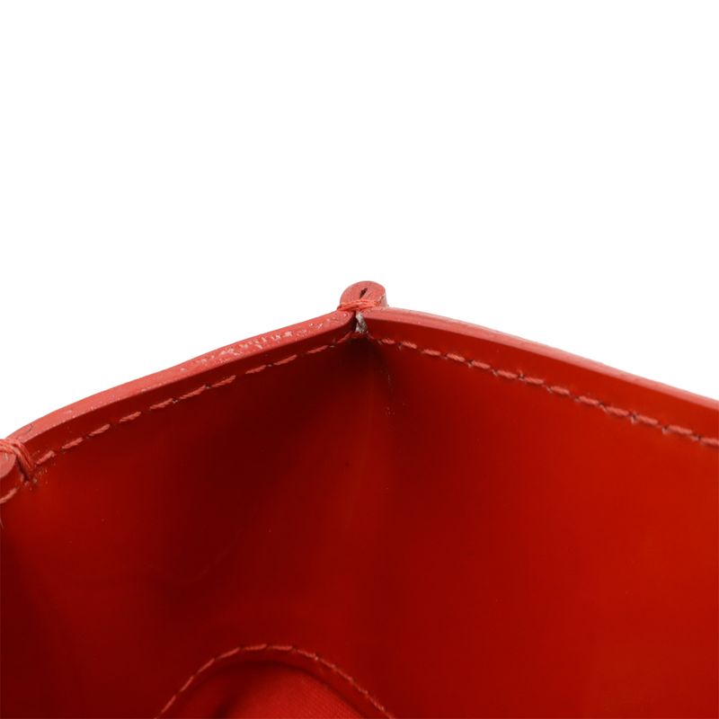 Louis Vuitton Monogram Vernis Reed PM Handbag Mini Tote Bag Rouge Red — view 7