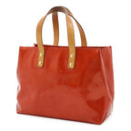 Louis Vuitton Monogram Vernis Reed PM Handbag Mini Tote Bag Rouge Red — view 2