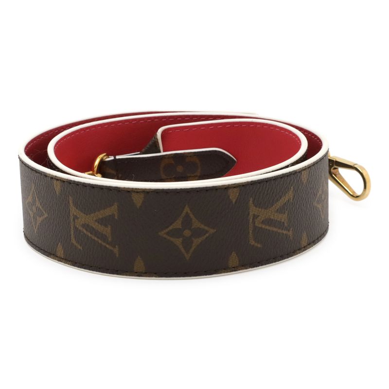 Louis Vuitton Monogram Shoulder Strap Only Pink Gold Hardware — view 2