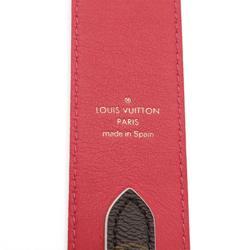 Louis Vuitton Monogram Shoulder Strap Only Pink Gold Hardware — view 5