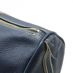 Louis Vuitton Tobago Keepall 50 Boston Bag Travel Purse Leather Navy — view 7