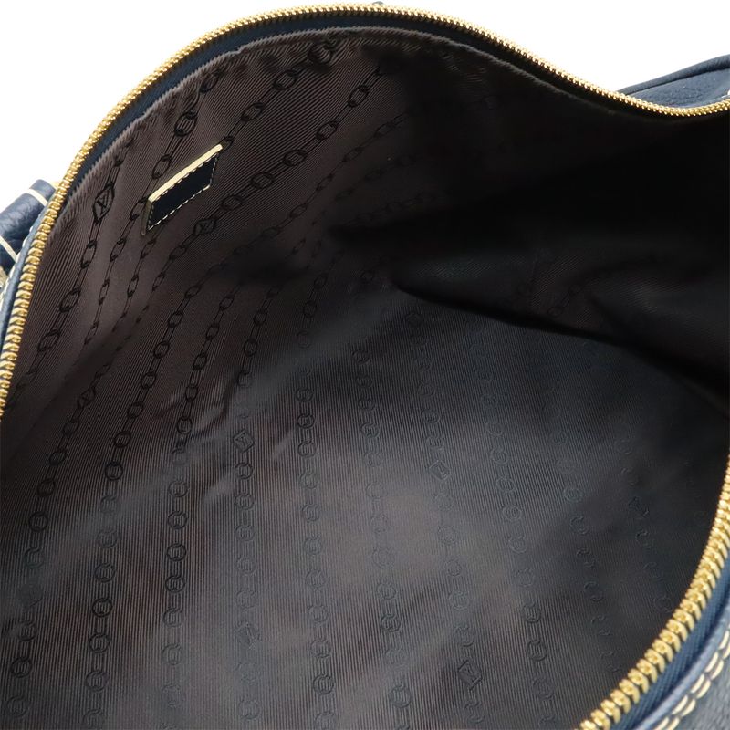 Louis Vuitton Tobago Keepall 50 Boston Bag Travel Purse Leather Navy — view 6