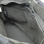 Hermes Her Line Tote MM Bag Handbag Canvas Gray Black Silver Hardware New — view 7