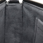 Louis Vuitton Epi Pochette Accessory Pouch Handbag Noir Black Silver Hardware — view 9
