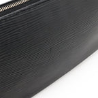 Louis Vuitton Epi Pochette Accessory Pouch Handbag Noir Black Silver Hardware — view 4