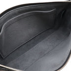Louis Vuitton Epi Pochette Accessory Pouch Handbag Noir Black Silver Hardware — view 8