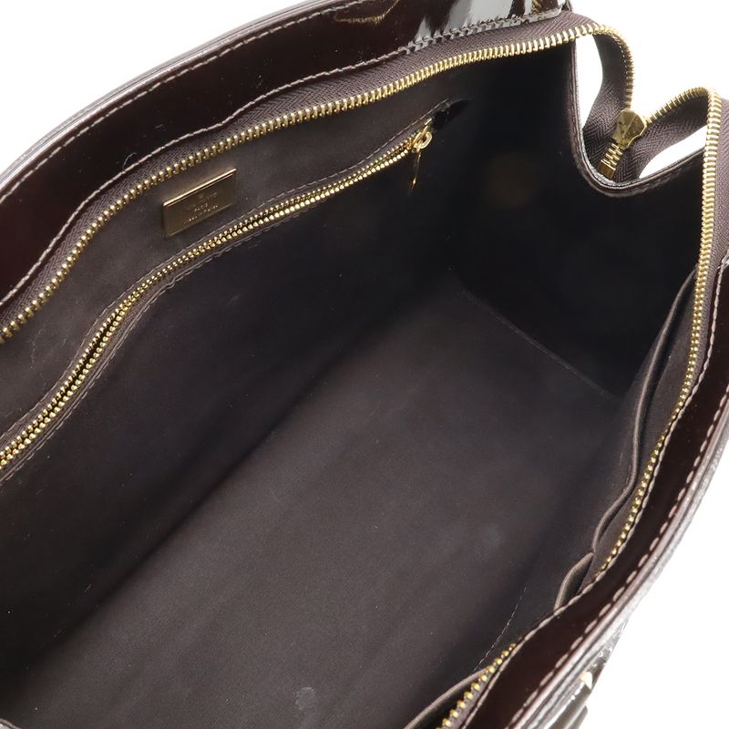 Louis Vuitton Monogram Vernis MM Tote 2-Way Shoulder Bag Enamel — view 6