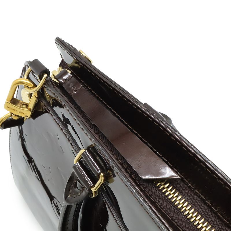Louis Vuitton Monogram Vernis MM Tote 2-Way Shoulder Bag Enamel — view 5