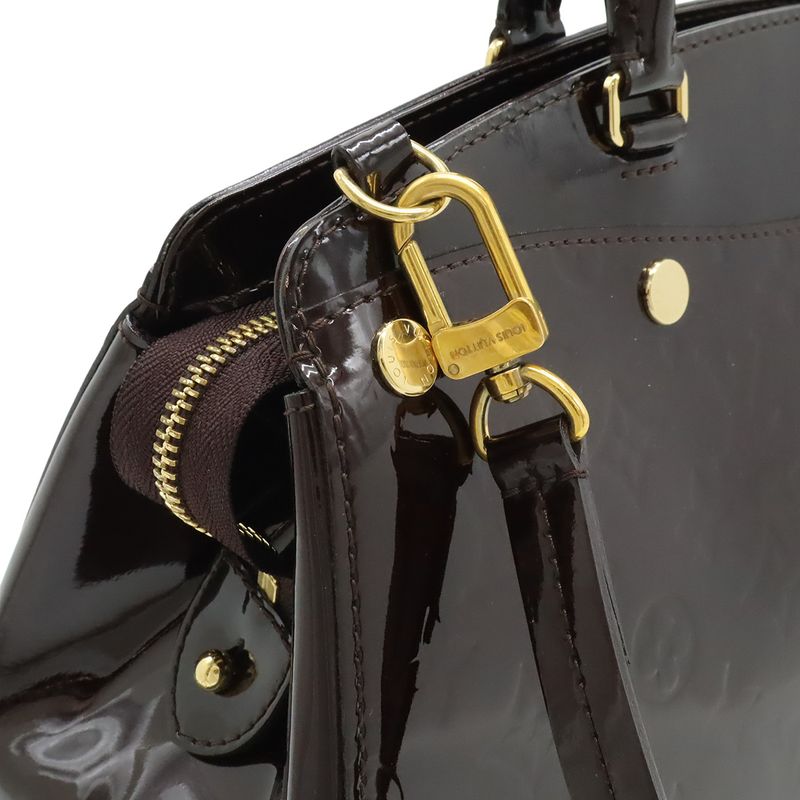 Louis Vuitton Monogram Vernis MM Tote 2-Way Shoulder Bag Enamel — view 7