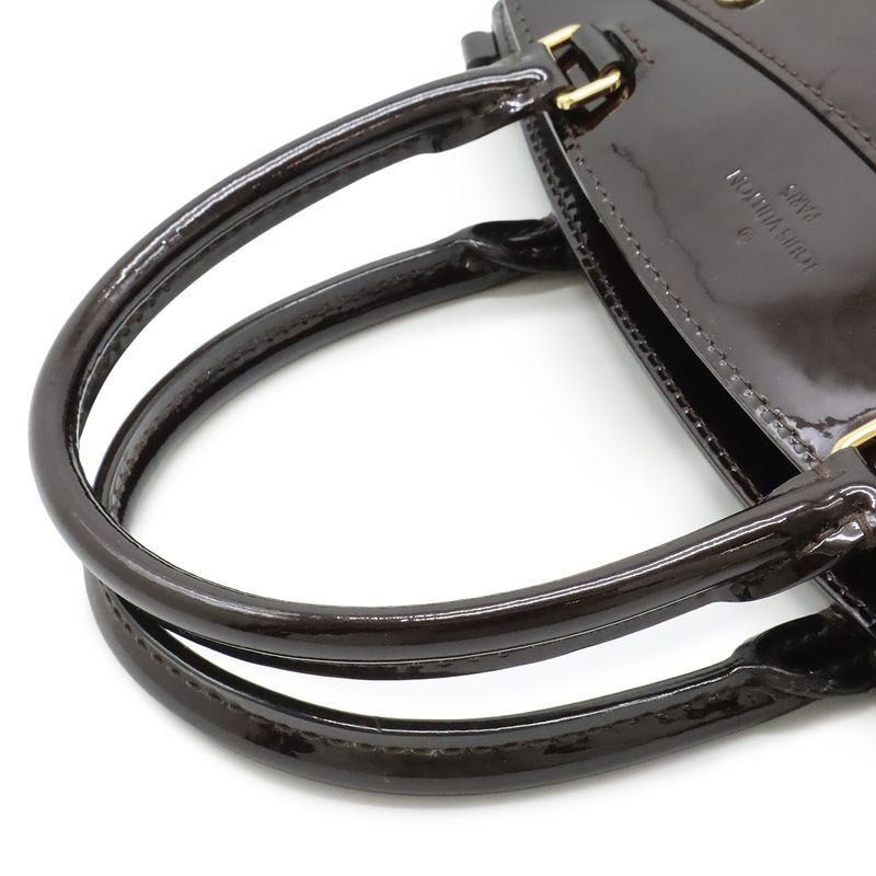 Louis Vuitton Monogram Vernis MM Tote 2-Way Shoulder Bag Enamel — view 4