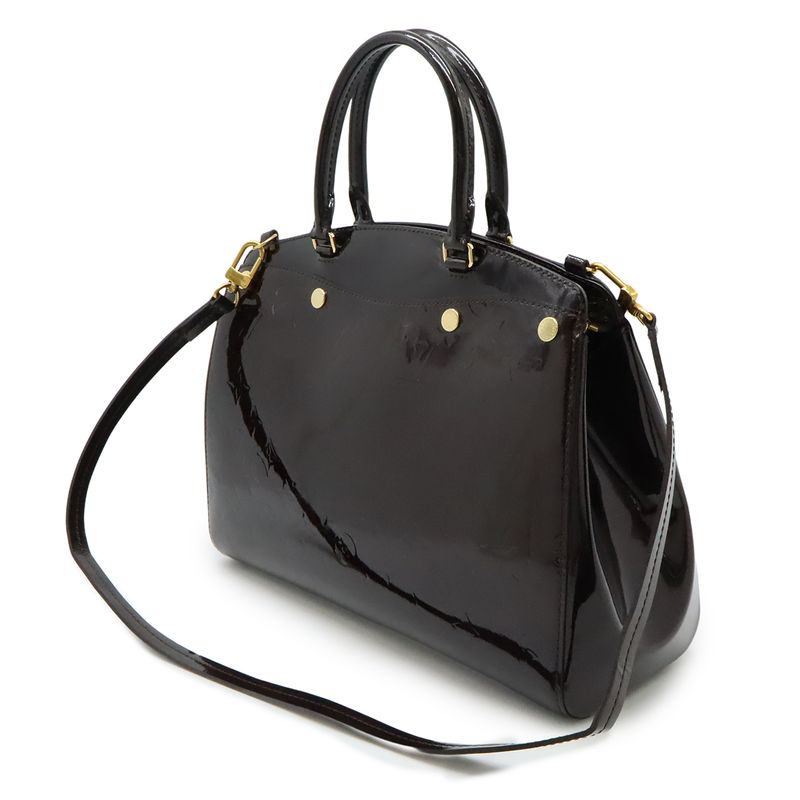 Louis Vuitton Monogram Vernis MM Tote 2-Way Shoulder Bag Enamel — view 2