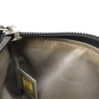 Chanel Camellia Coco Mark Coin Case Purse Lambskin Leather Black Silver — view 8