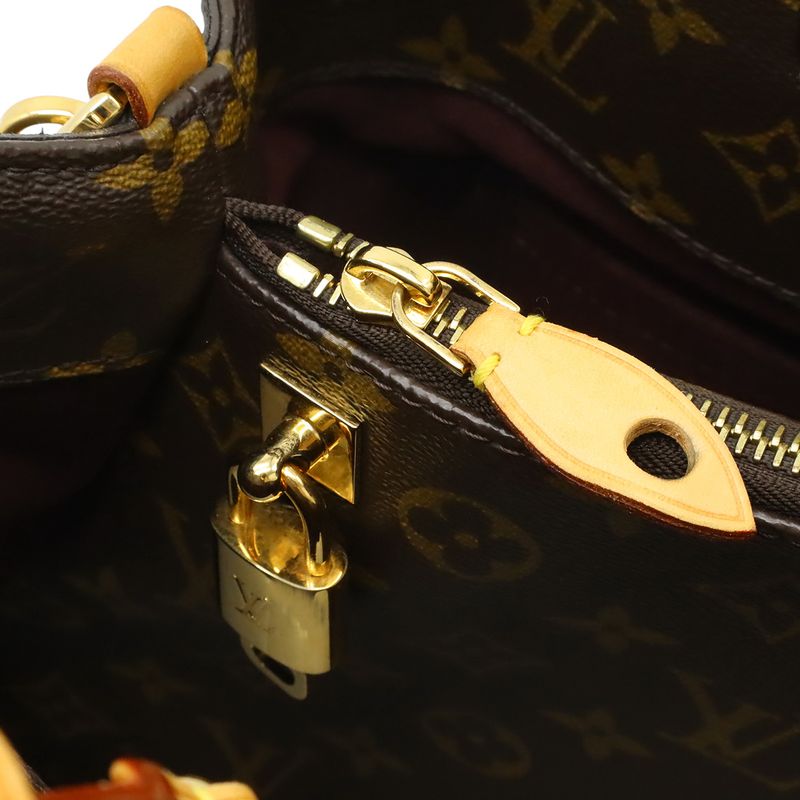 Louis Vuitton Monogram Montaigne GM Tote 2-Way Shoulder Bag Semi-shou — view 9