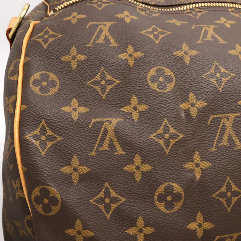 Louis Vuitton Monogram Sac Porochon Boston Bag Travel Purse 2-Way — view 6