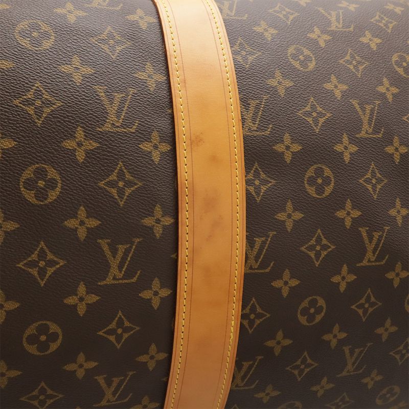 Louis Vuitton Monogram Sac Porochon Boston Bag Travel Purse 2-Way — view 4