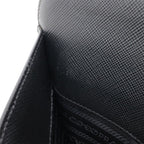 Prada Second Bag Clutch Multi Pouch Leather Nero Black Silver Hardware — view 8