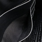Prada Second Bag Clutch Multi Pouch Leather Nero Black Silver Hardware — view 7