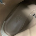 Hermes Saint Germain Boots Short Shoes Leather Black Silver Kelly Hardware — view 7