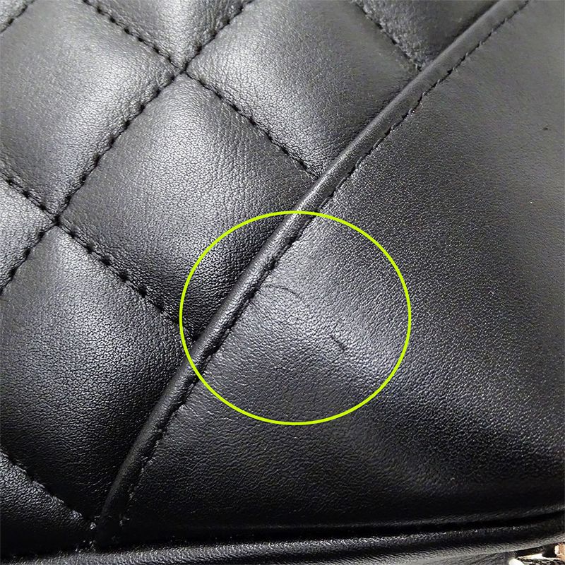 Chanel Bag Tote Lambskin Cambon Medium Black Handbag — view 9