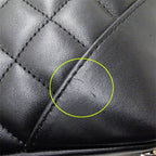 Chanel Bag Tote Lambskin Cambon Medium Black Handbag — view 9