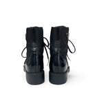 Prada Boots Short Shoes Nylon Leather Black Re-nylon Brushed — view 5