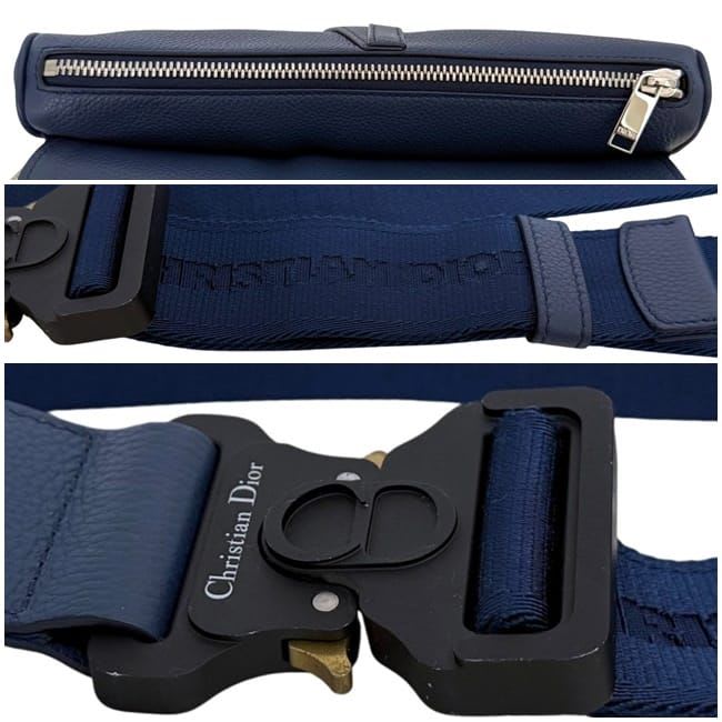 Christian Dior Body Bag Saddle Navy Blue