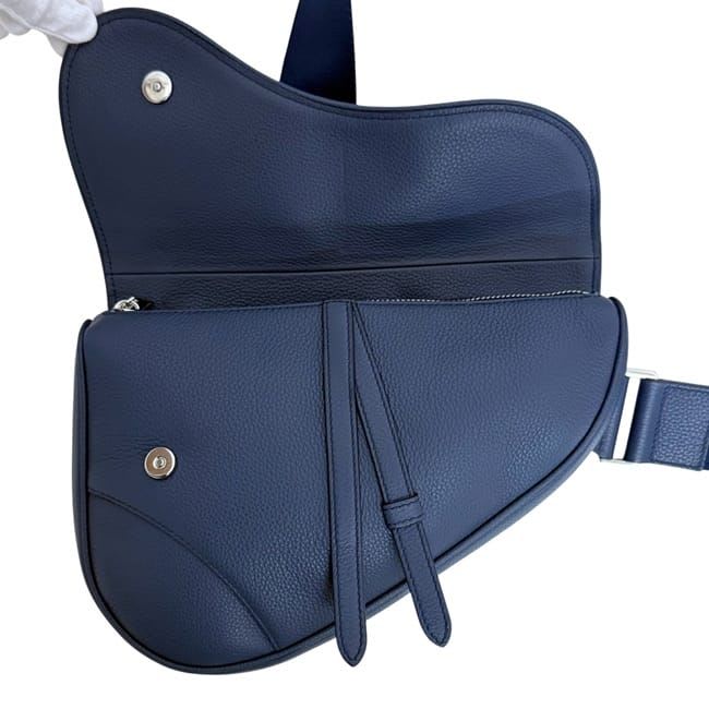 Christian Dior Body Bag Saddle Navy Blue
