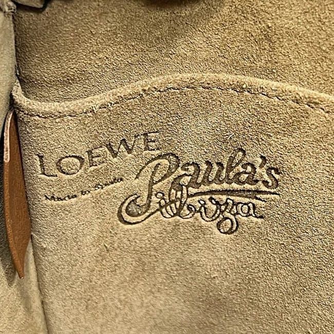 Loewe Shoulder Bag Gate Bucket Brown Paula's Ibiza