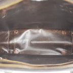 Fendi Handbag Zucca Pattern Brown Canvas Leather 62 Bs172 — view 9