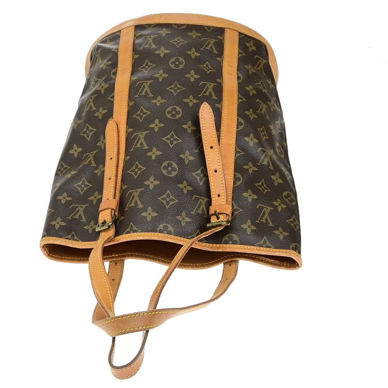 Louis Vuitton Bucket GM Tote Bag Monogram Leather 61 Bs165 — view 6