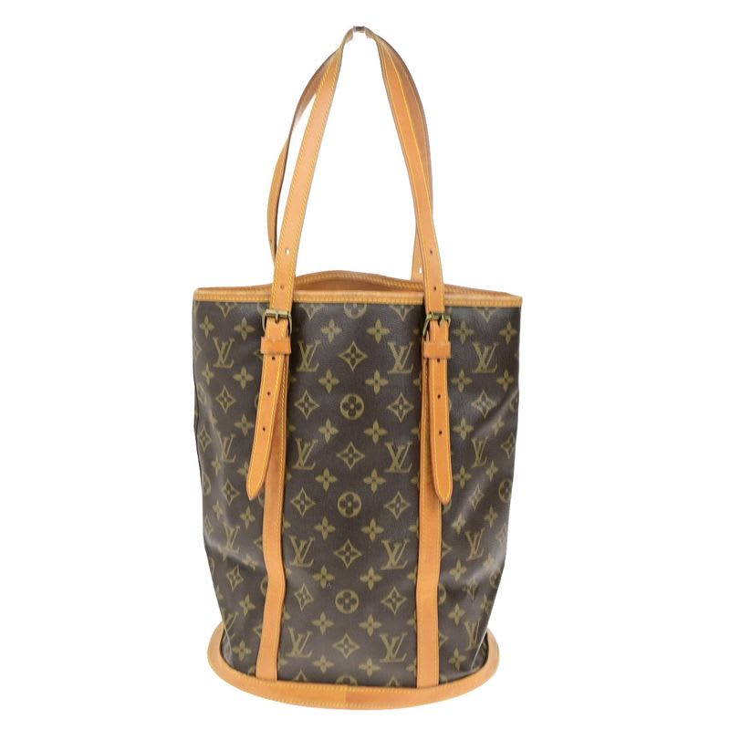 Louis Vuitton Bucket GM Tote Bag Monogram Leather 61 Bs165 — view 5