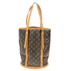 Louis Vuitton Bucket GM Tote Bag Monogram Leather 61 Bs165 — view 5