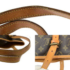Louis Vuitton Bucket GM Tote Bag Monogram Leather 61 Bs165 — view 9