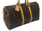 Louis Vuitton Keepall Bandouliere 50 Monogram Canvas Boston Bag — view 4