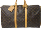 Louis Vuitton Keepall Bandouliere 50 Monogram Canvas Boston Bag — view 2