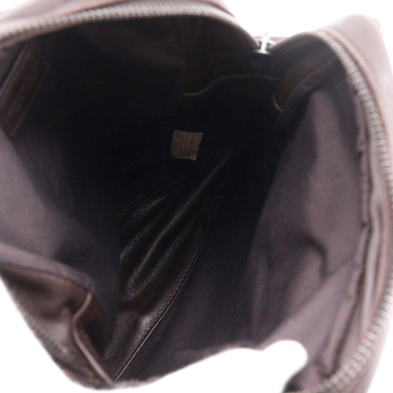 Bottega Veneta Haraco Calf Gray Brown Shoulder Bag — view 5