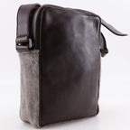 Bottega Veneta Haraco Calf Gray Brown Shoulder Bag — view 3