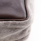Bottega Veneta Haraco Calf Gray Brown Shoulder Bag — view 7