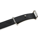 Hermes Hapi Double Tour Bracelet Leather Black Silver Hardware Accessories — view 5