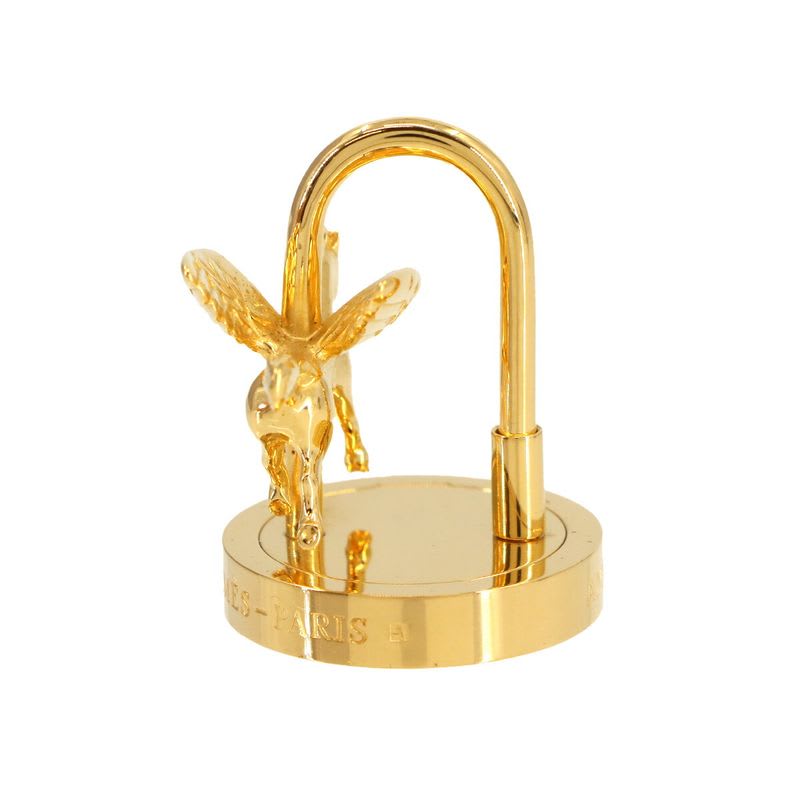 Hermes Cadena Charm Annee de LA Danse 2007 Pegase Pegasus Gold Accessories — view 3