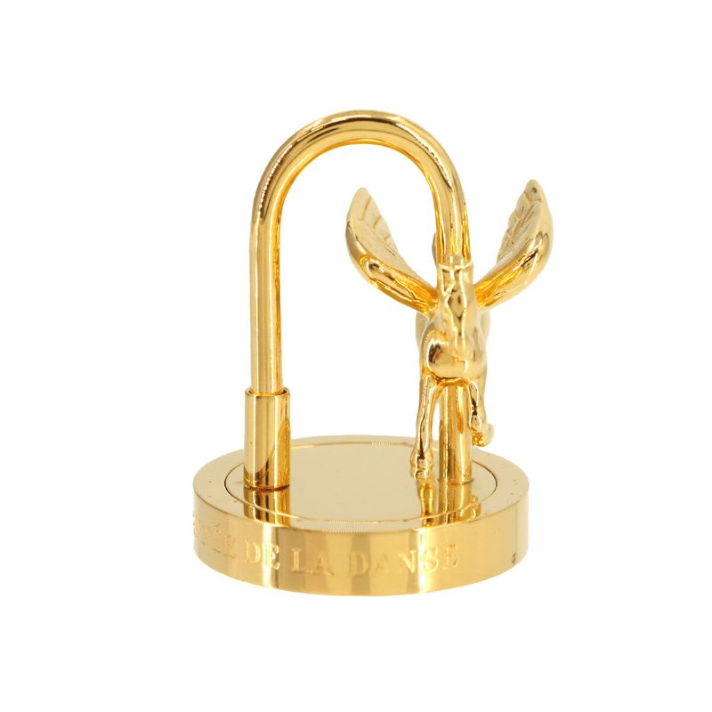 Hermes Cadena Charm Annee de LA Danse 2007 Pegase Pegasus Gold Accessories — view 2