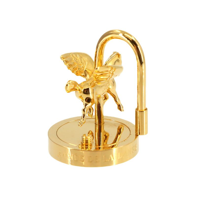 Hermes Cadena Charm Annee de LA Danse 2007 Pegase Pegasus Gold Accessories — view 5