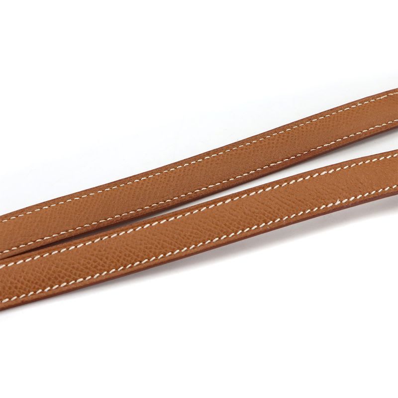 Hermes Kelly Bolide Shoulder Strap Courchevel Epson Gold Brown Accessory — view 3