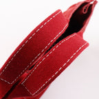 Hermes Deauville PM Canvas Red Handbag — view 5