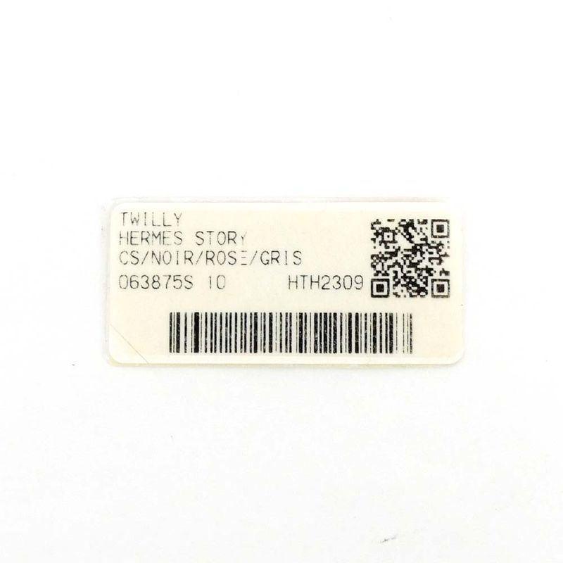 Hermes Twilly Street Navy Multicolor White Pink Yellow — view 9