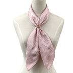Louis Vuitton Scarf Silk Pink Logo Simple — view 4