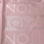 Louis Vuitton Scarf Silk Pink Logo Simple — view 5
